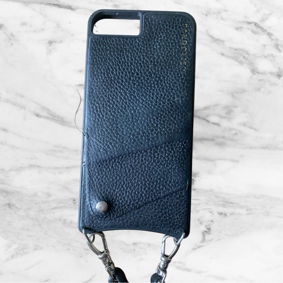 Bandolier Emma iPhone 6/6s/7/8 Plus Crossbody Case - Black/Silver - Picture 3 of 7